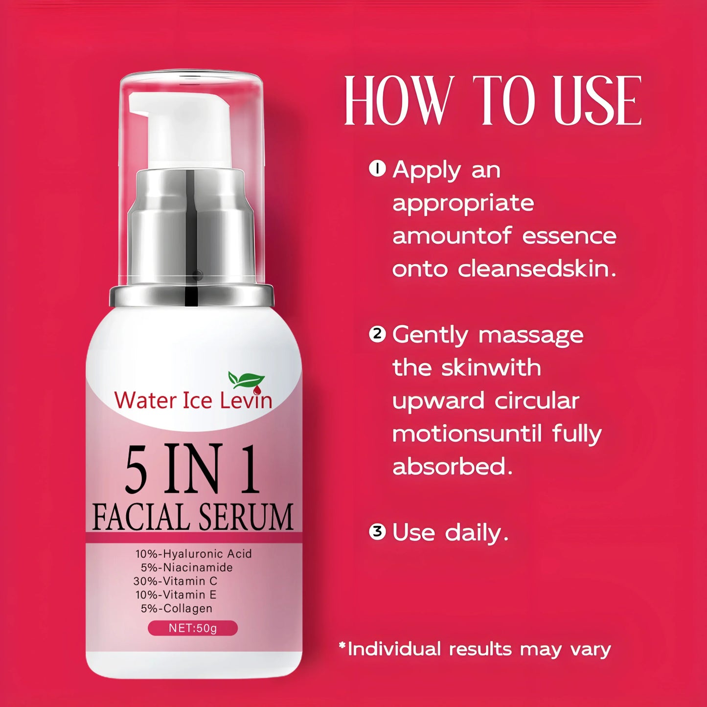 5 in 1 Face Essence Care Moisturizing Cream for Dry Skin