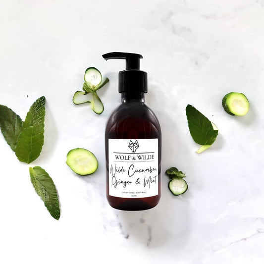 Wilde Cucumber, Ginger & Mint Luxury 2 In 1 Liquid Soap - Hand & Body 250ML